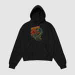 Bluza z kapturem Wąż Róża C00952