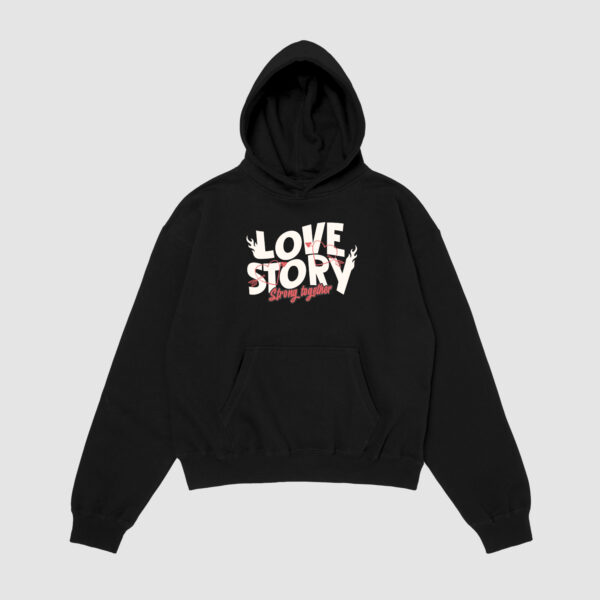 Bluza z kapturem Love Story Miłość C00881