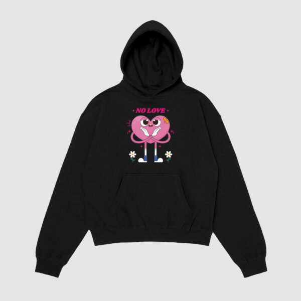 Bluza z kapturem No Love Miłość C00901