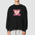 Bluza bez kaptura No Love Serce C00828 - obrazek 2