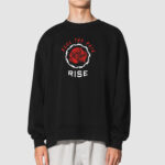Bluza bez kaptura Róża C00968 - obrazek 2