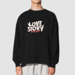 Bluza bez kaptura Love Story Miłość C00881 - obrazek 2