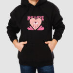 Bluza z kapturem No Love Serce C00828 - obrazek 2