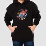 Bluza z kapturem Wulkan C00830 - obrazek 2