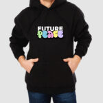 Bluza z kapturem Future Peace C00980 - obrazek 2