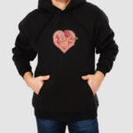 Bluza z kapturem Amor C00991 - obrazek 2
