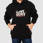 Bluza z kapturem Love Story Miłość C00881 - obrazek 2