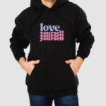 Bluza z kapturem Love Yourself C00902 - obrazek 2
