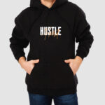 Bluza z kapturem Hustle Hard C00911 - obrazek 2