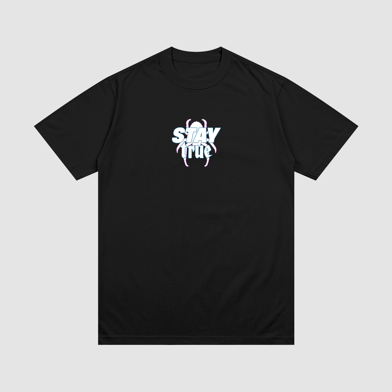 t-shirt Koszulka Stay True Pająk C00965 - obrazek 1