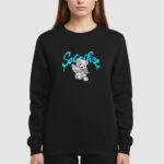 Bluza bez kaptura Miś Amor C00919 - obrazek 3