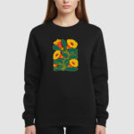 Bluza bez kaptura Kwiaty C00924 - obrazek 3