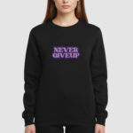 Bluza bez kaptura Never Giveup C00973 - obrazek 3