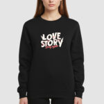 Bluza bez kaptura Love Story Miłość C00881 - obrazek 3