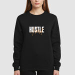 Bluza bez kaptura Hustle Hard C00911 - obrazek 3