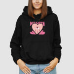Bluza z kapturem No Love Serce C00828 - obrazek 3