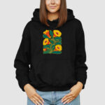 Bluza z kapturem Kwiaty C00924 - obrazek 3