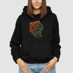 Bluza z kapturem Wąż Róża C00952 - obrazek 3