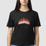Koszulka Hustle Ogień C00913 - obrazek 3